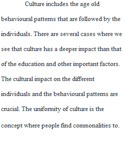 Cultural Norms